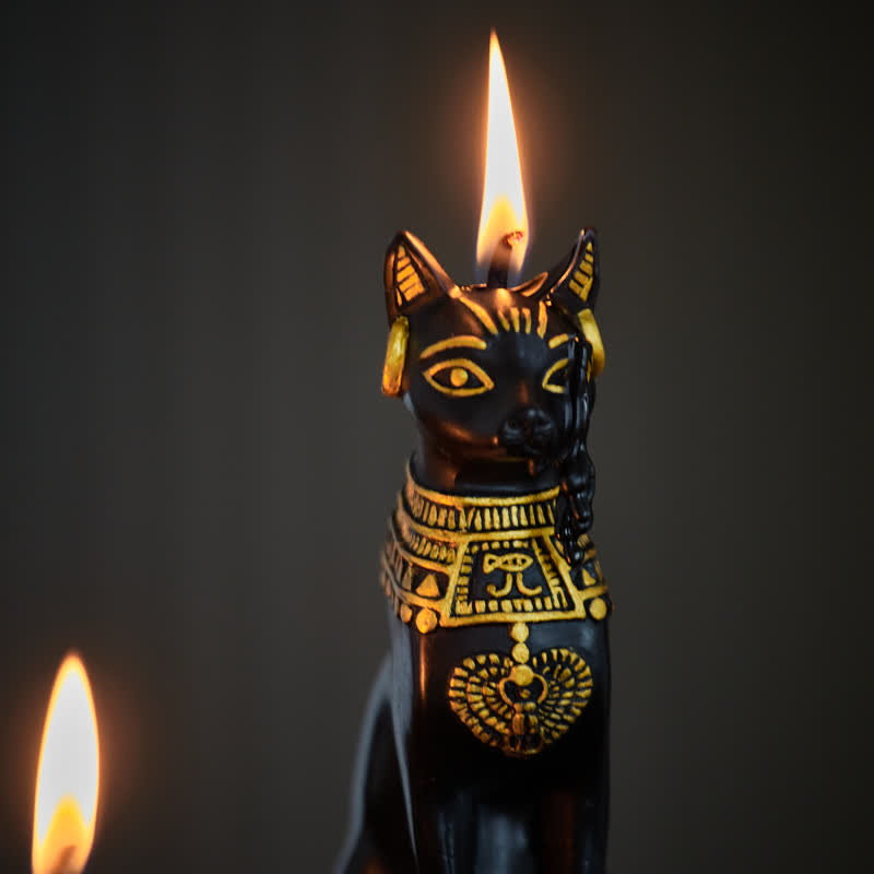 Egyptian Cat Home Decor Scented Candle - image 2
