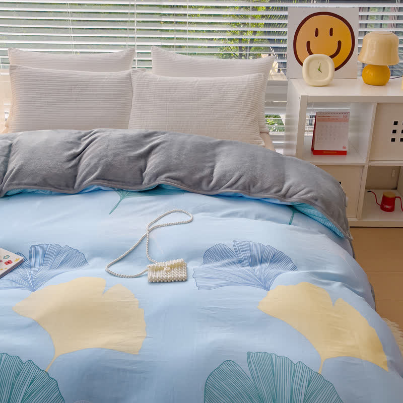 Refresh Ginkgo Leaf Soft Bedding Set(4PCS) - image 3