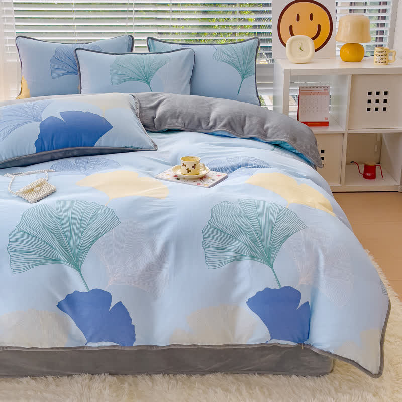 Refresh Ginkgo Leaf Soft Bedding Set(4PCS) - King - image 0