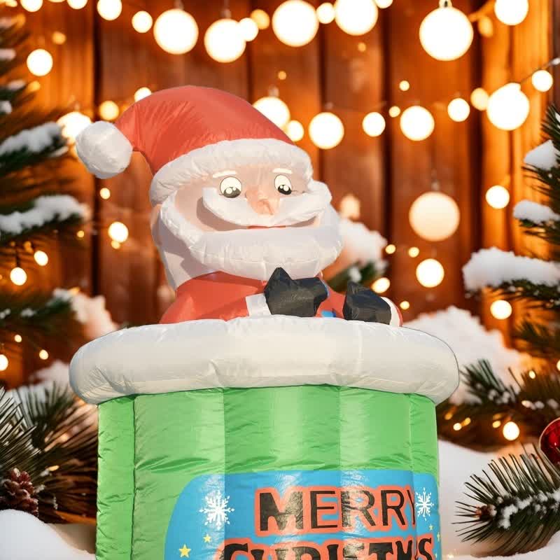 [Ship In 24 Hours] Christmas Dynamic Inflatable Decoration with LED Lights - image 6