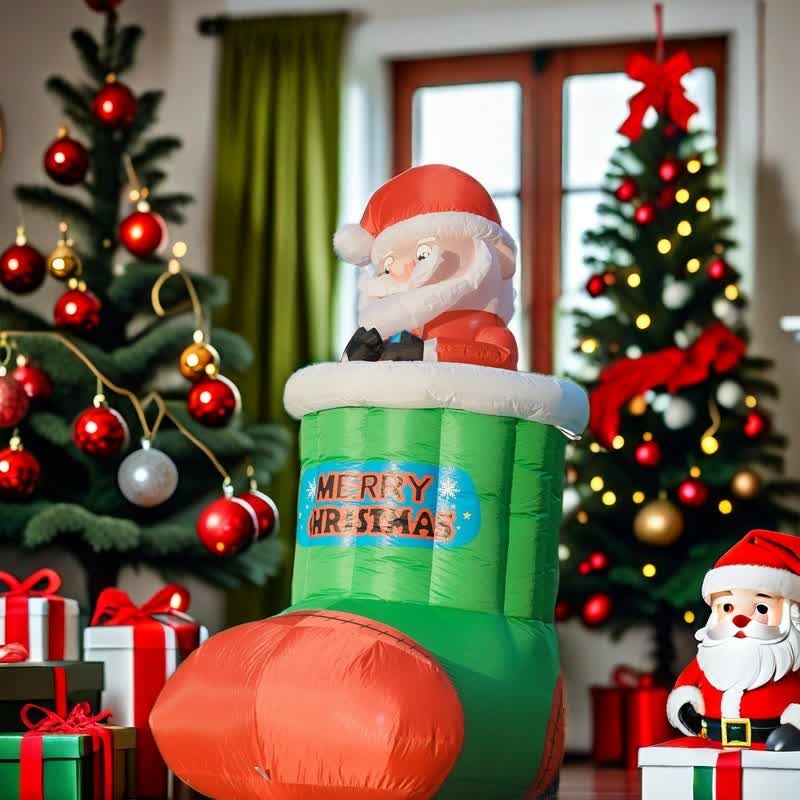[Ship In 24 Hours] Christmas Dynamic Inflatable Decoration with LED Lights - image 4