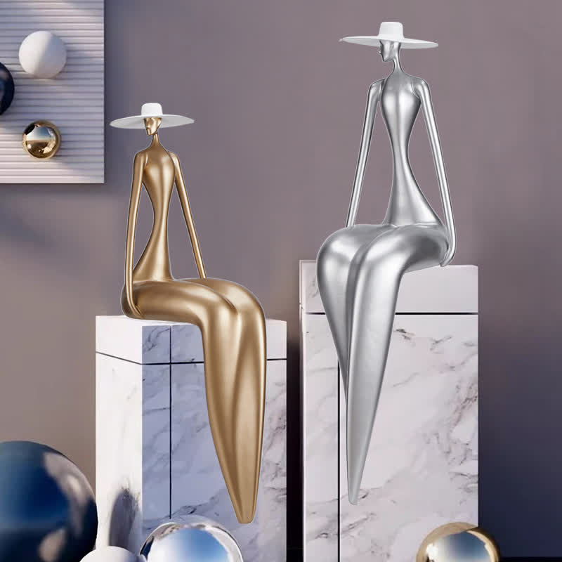 Artistic Figure Sculpture Living Room Ornament - image 1