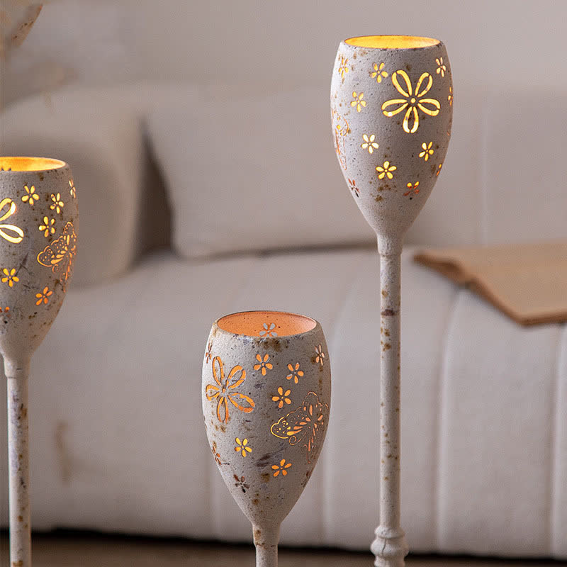 Courtyard Balcony Floor Candlestick Ornaments - image 1