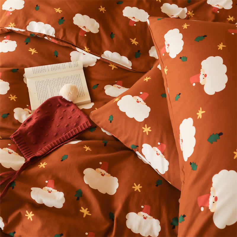 Pure Cotton Santa Claus Bedding Set(4PCS) - image 4