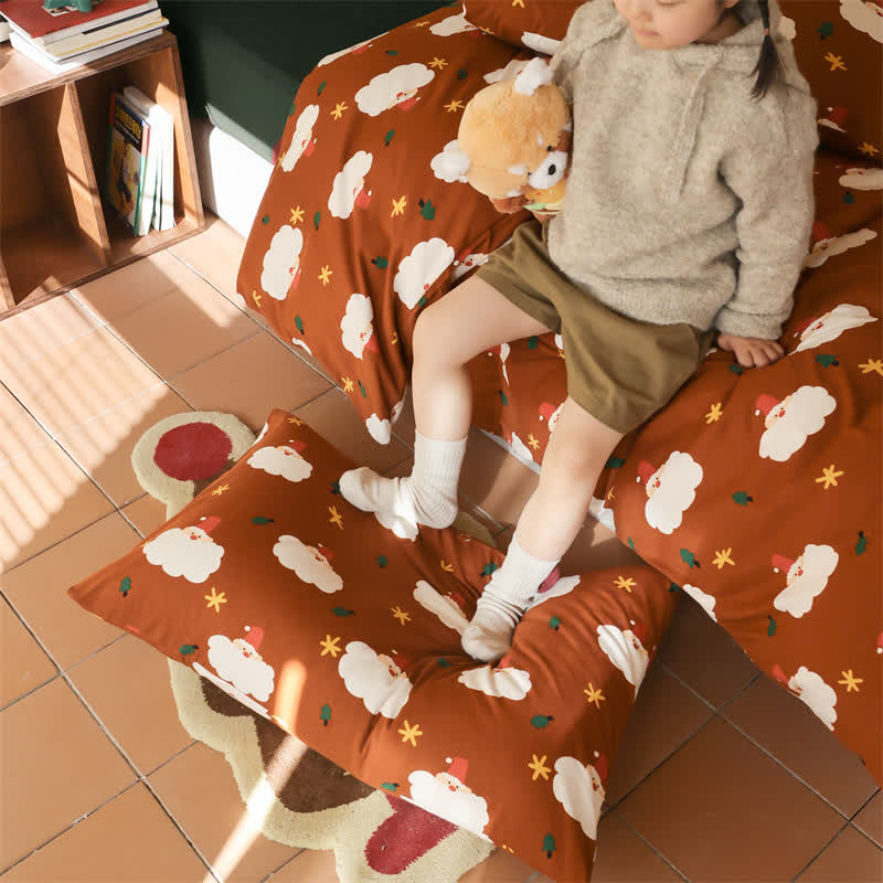 Pure Cotton Santa Claus Bedding Set(4PCS) - image 5