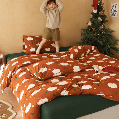 Pure Cotton Santa Claus Bedding Set(4PCS) - image 1