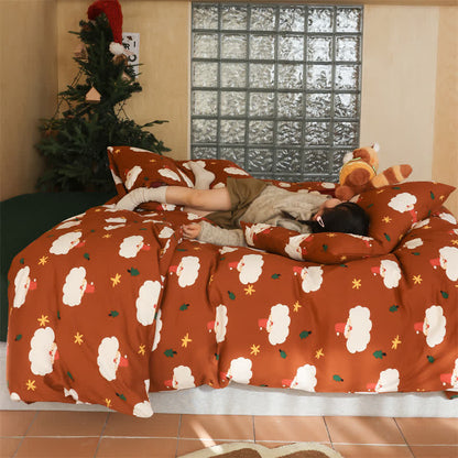 Pure Cotton Santa Claus Bedding Set(4PCS) - image 3