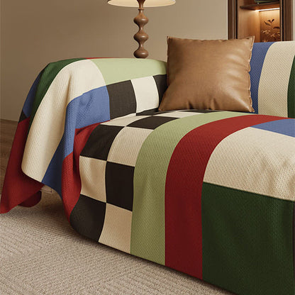 Modern Style Plaid Soft Sofa Cover - image 6