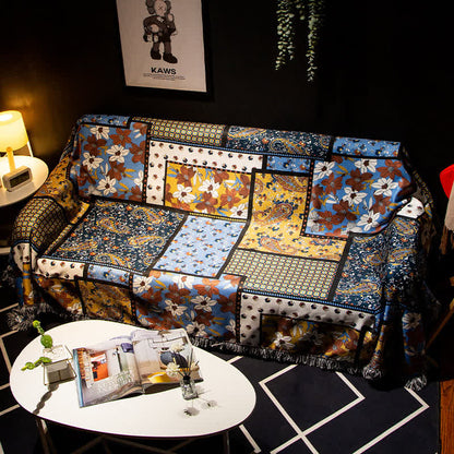 Bohemian Rural Style Anti-slip Sofa Cover - image 2