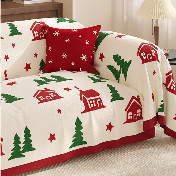 Christmas Festive Soft Anti-slip Sofa Cover - image 7