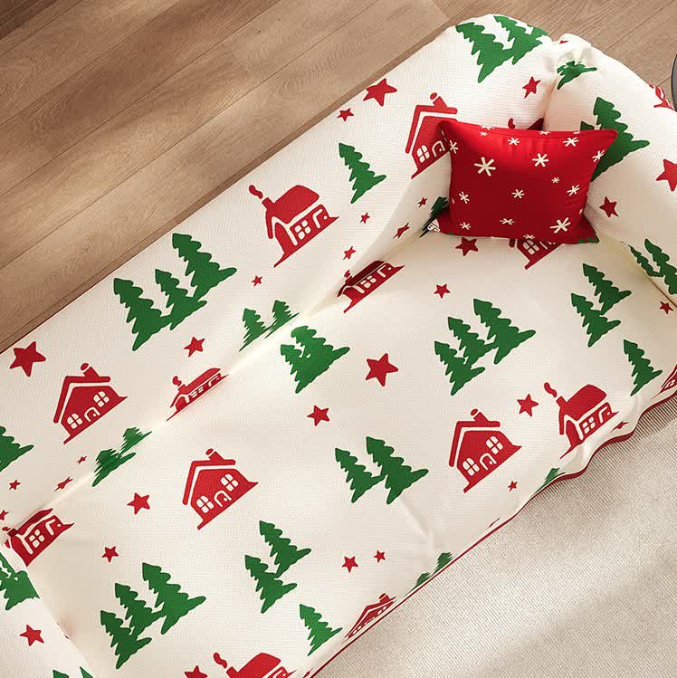 Christmas Festive Soft Anti-slip Sofa Cover - image 6
