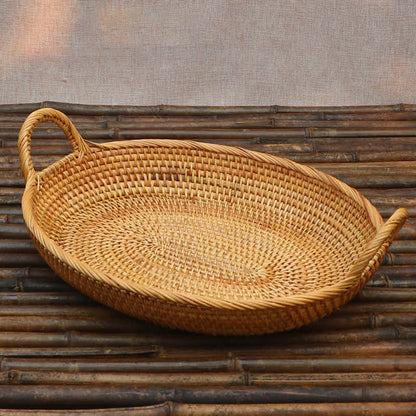Simple Farmhouse Rattan Fruit Basket - image 3