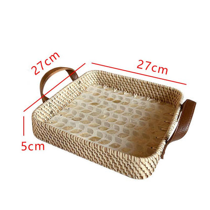 Farmhouse Rattan Woven Storage Basket - image 10