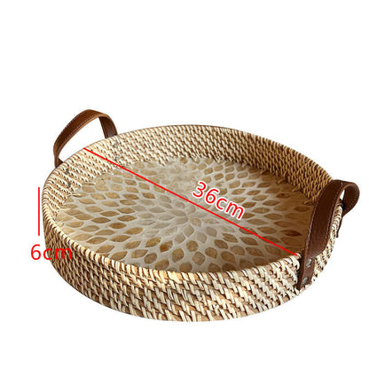 Farmhouse Rattan Woven Storage Basket - image 6