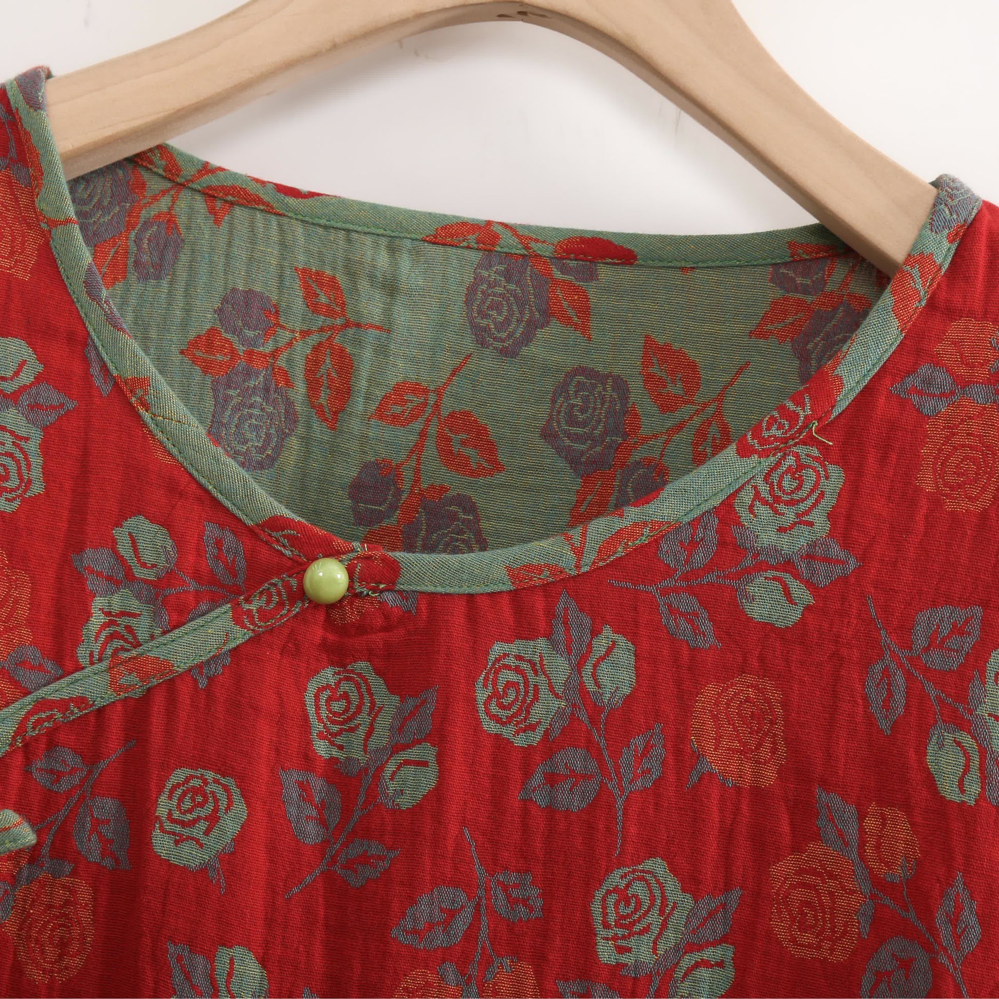 Plus Size  Rose Cotton Soft Pajama Set - image 8