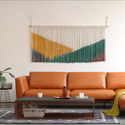 Hand-woven Bohemian Tassel Wall Tapestry - image 3