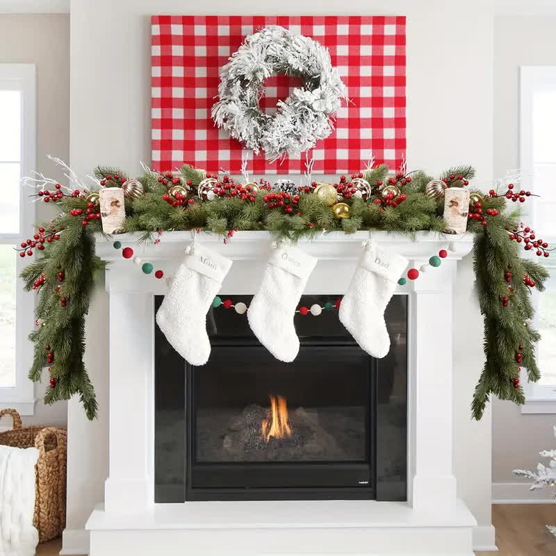  Artificial Garland Pine Needles Holiday Decor - image 1