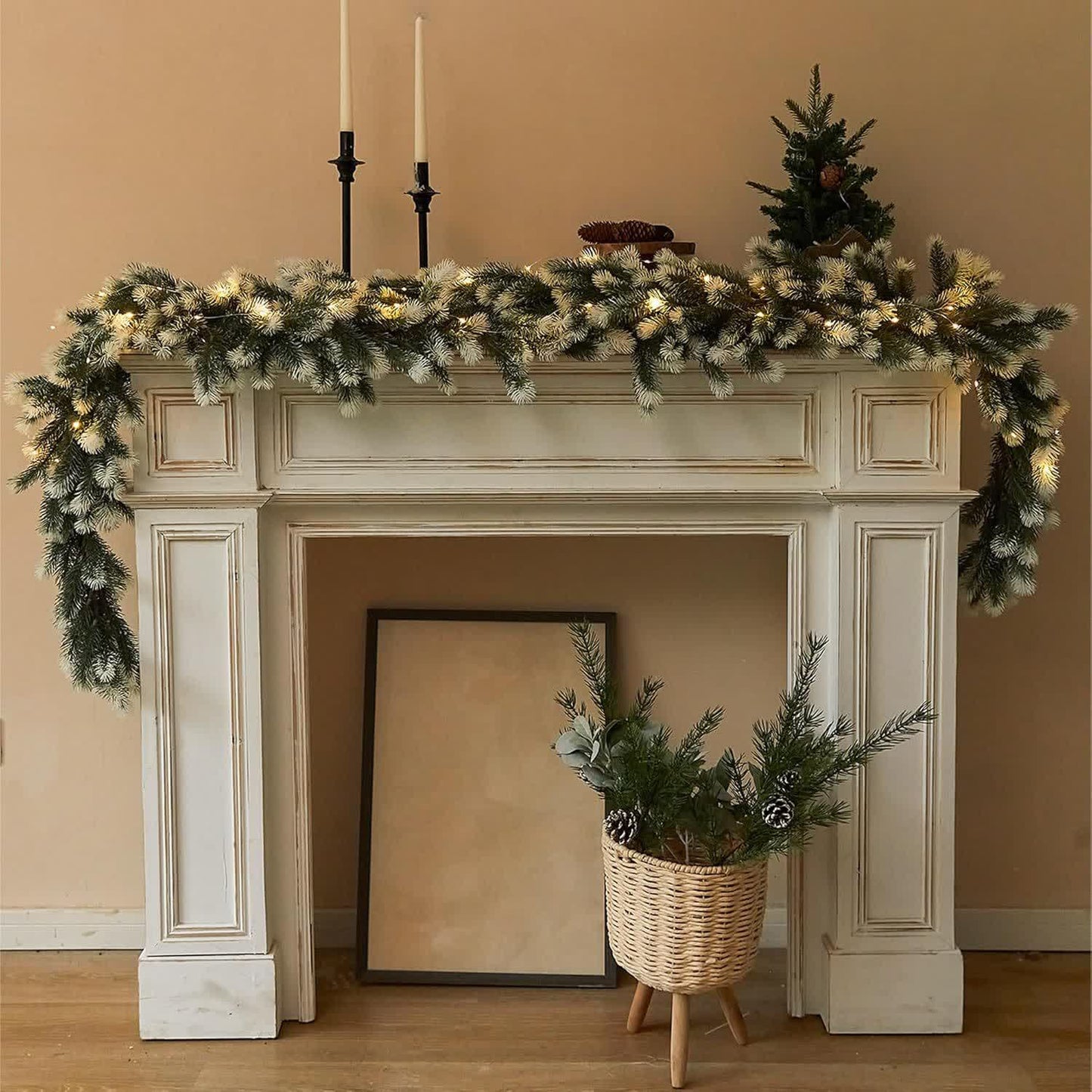 Christmas Gradient Garland Pine Needles Decor - image 0