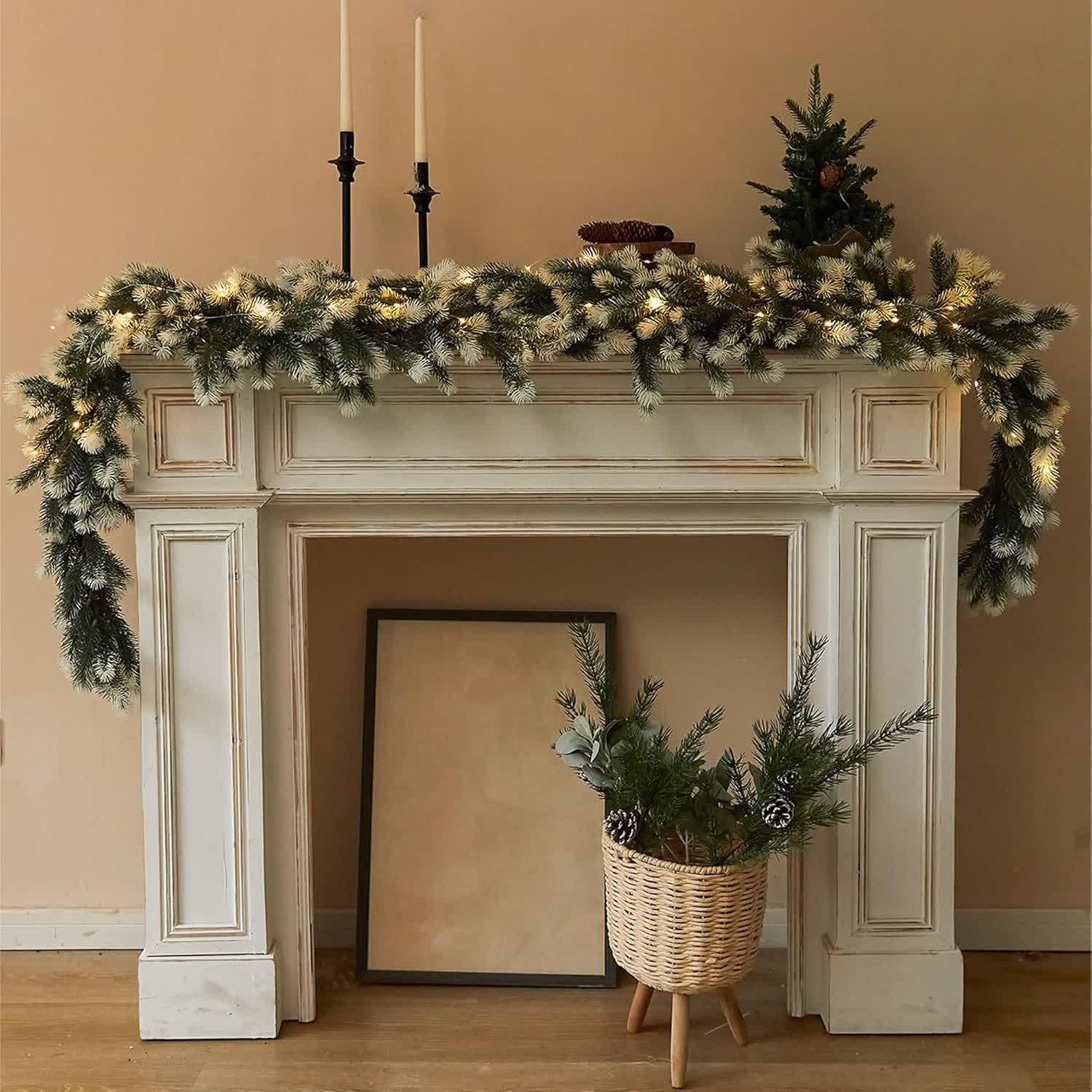 Christmas Gradient Garland Pine Needles Decor - image 0