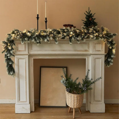 Christmas Gradient Garland Pine Needles Decor - image 0