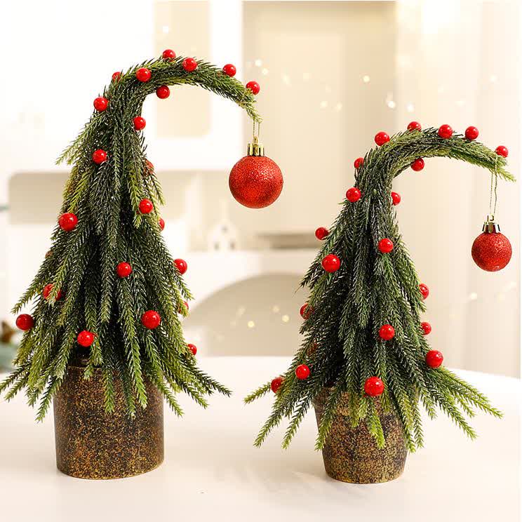 Christmas Tree Potted Home Decoration  - image 1