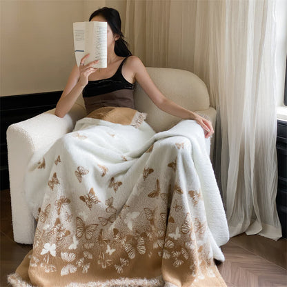 Faux Fur Butterfly Soft Throw Blanket - image 8