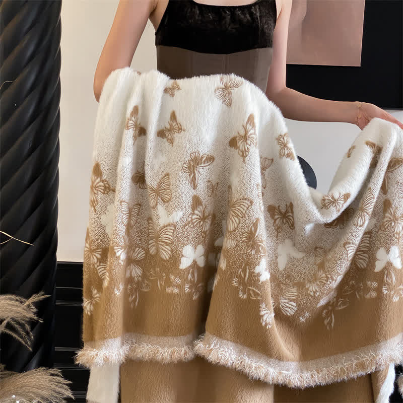 Faux Fur Butterfly Soft Throw Blanket - image 10
