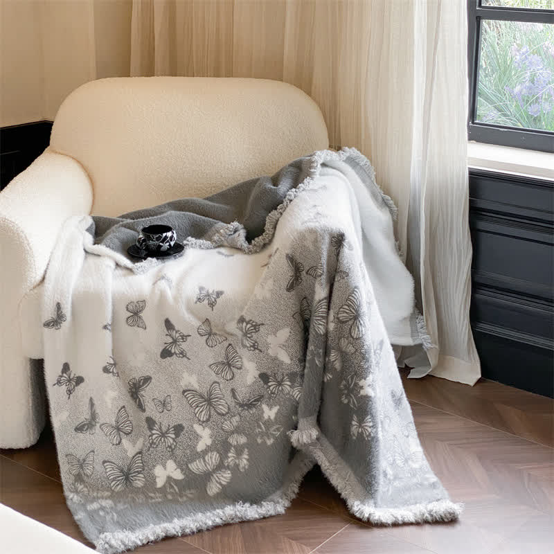 Faux Fur Butterfly Soft Throw Blanket - image 16