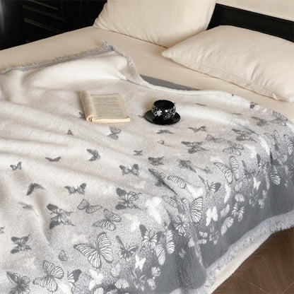 Faux Fur Butterfly Soft Throw Blanket - image 18