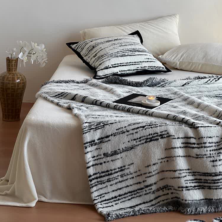 Faux Mink Reversible Throw Blanket - image 3