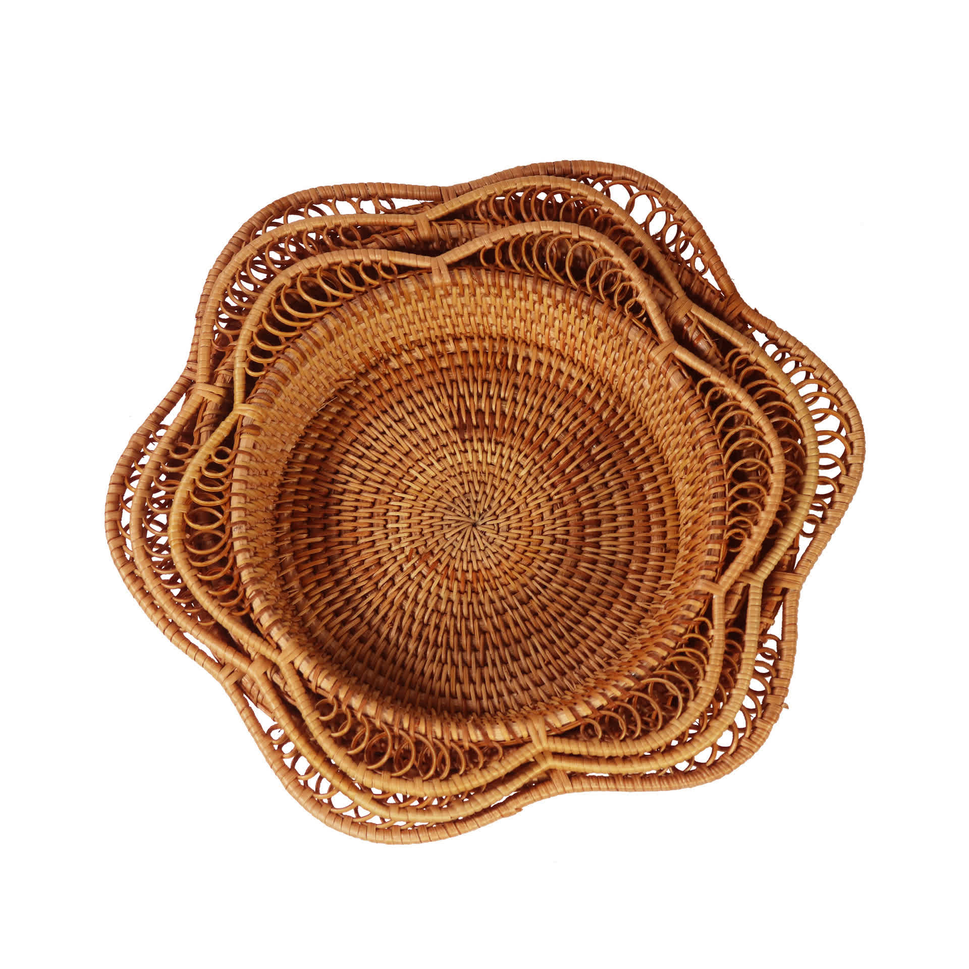 Rattan Woven Fruit Bread Storage Basket - image 7