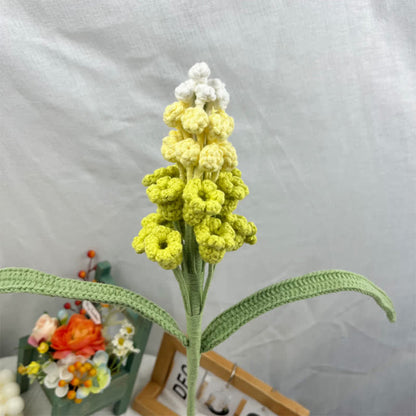 Hand-woven Grape Hyacinth Ornament - Yellow-Green - 16.14'' H X 0.87'' W X 0.87'' D - image 7