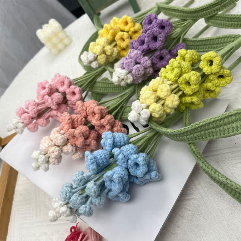 Hand-woven Grape Hyacinth Ornament - image 1