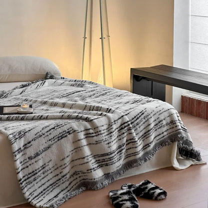 Faux Mink Reversible Throw Blanket - image 5