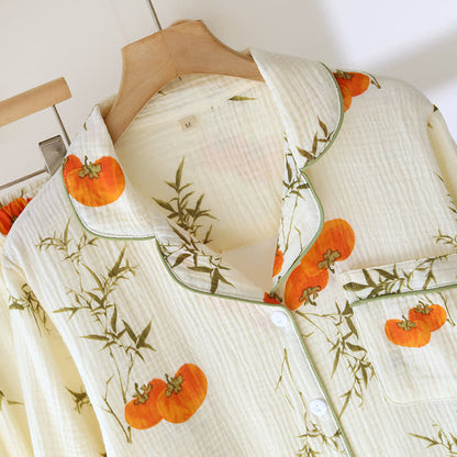 Cotton Gauze Rural Persimmon Loungewear Set - image 1