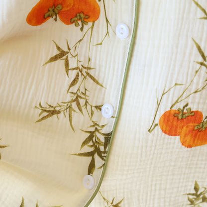 Cotton Gauze Rural Persimmon Loungewear Set - image 3