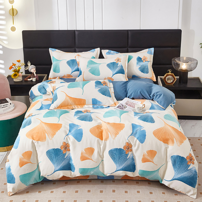Cotton Rural Ginkgo Leaf Bedding Set(4PCS) - image 1