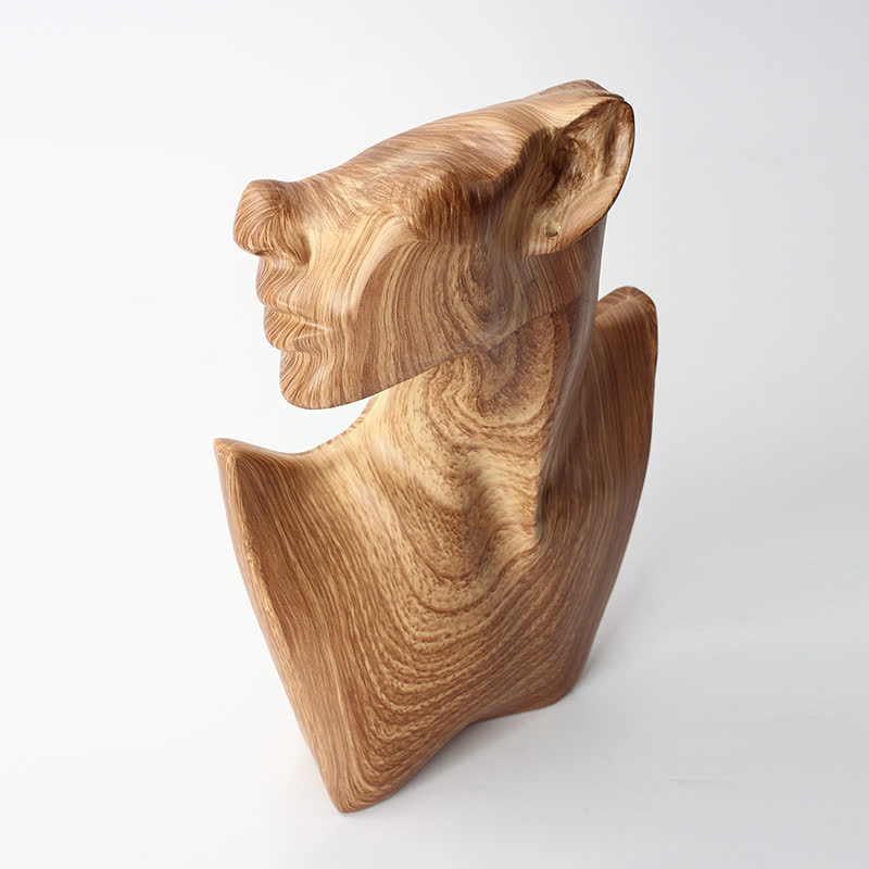 Creative Abstract Statue Art Decoration - 11.02" H - Wood - image 0