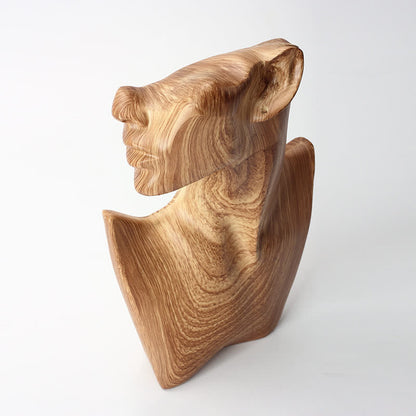 Creative Abstract Statue Art Decoration - 11.02" H - Wood - image 0