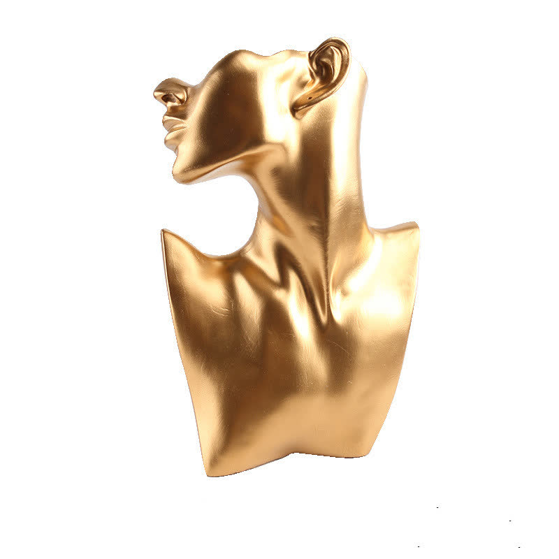 Creative Abstract Statue Art Decoration - 11.02" H - Gold - image 4