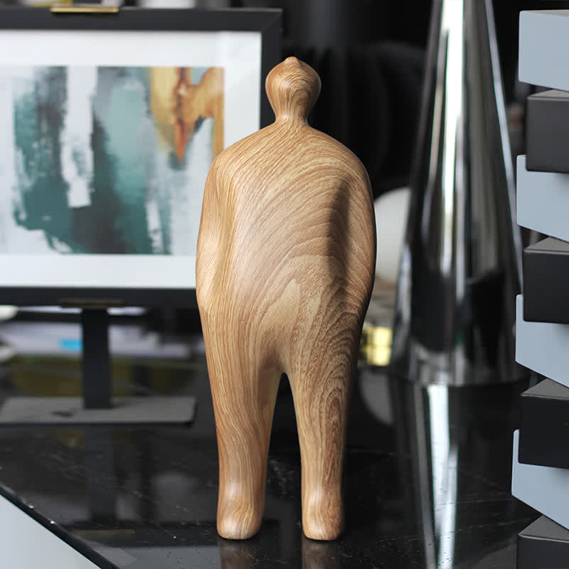 Wood Grain Figure Creative Decoration Ornament - image 2