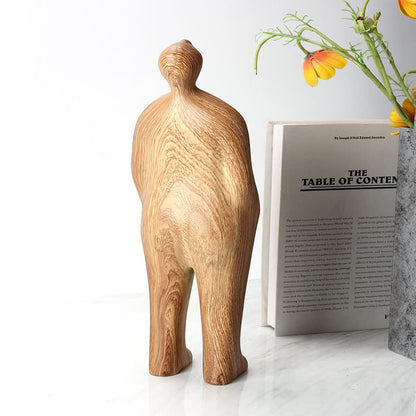 Wood Grain Figure Creative Decoration Ornament - image 3
