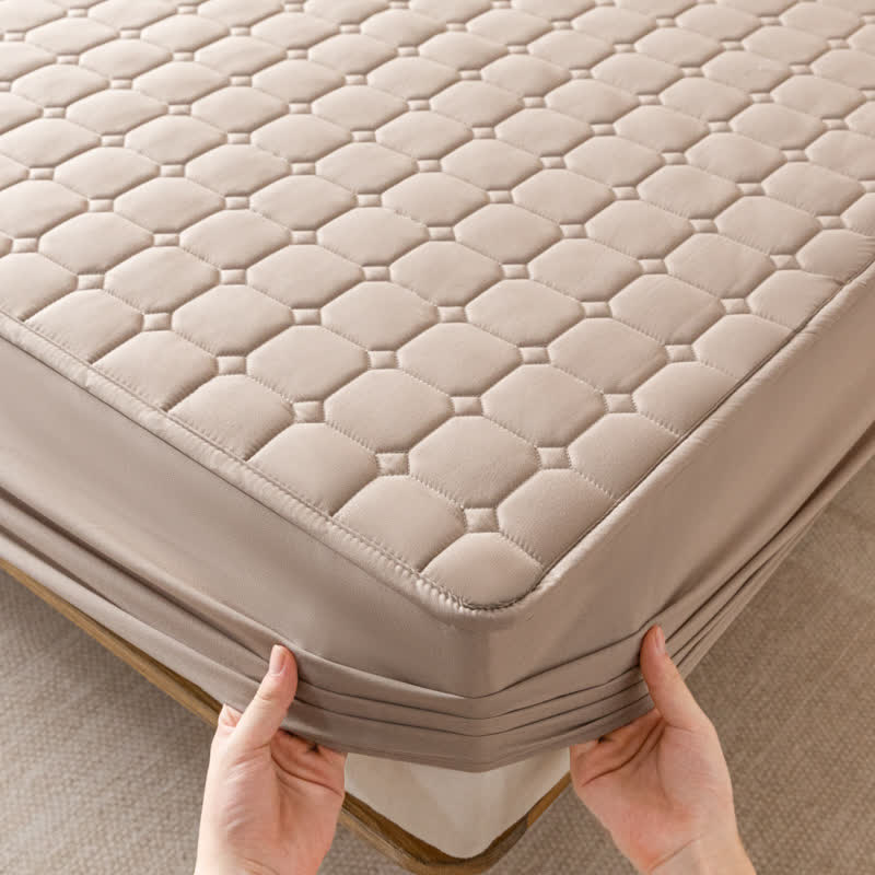Breathable Non-slip Thickened Fitted Sheet - image 3