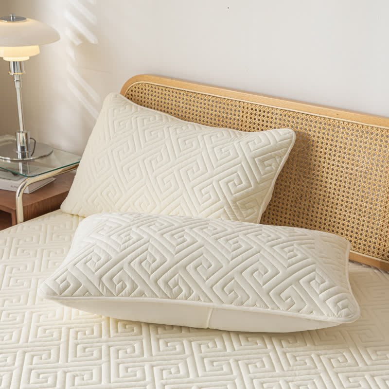 Waterproof Thickened  Simple Style Fitted Sheet - image 13