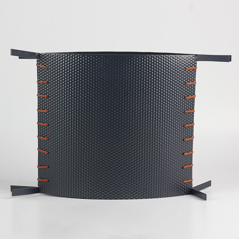 Creative Leather Stitching Flat Vase - image 2