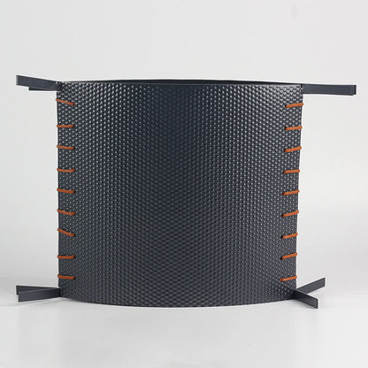 Creative Leather Stitching Flat Vase - image 2