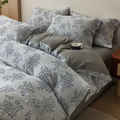 Triple-layer Cotton Gauze Bedding Set (4PCS) - image 3