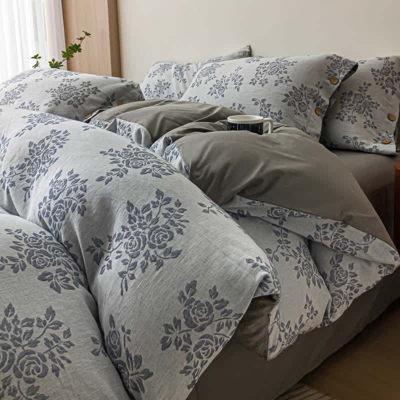 Triple-layer Cotton Gauze Bedding Set (4PCS) - image 0