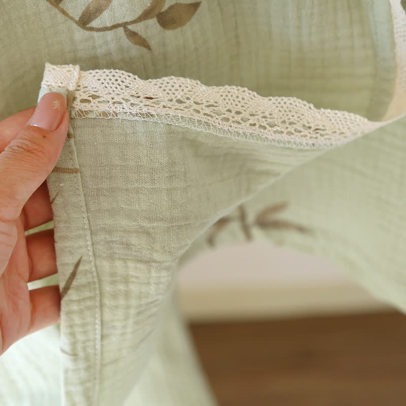 Cotton Gauze Rural Bamboo Nightwear Set - image 4