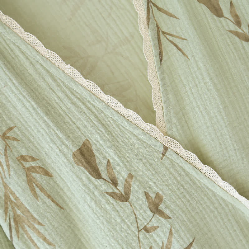 Cotton Gauze Rural Bamboo Nightwear Set - image 3